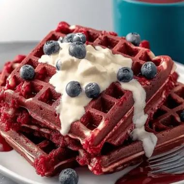 Red Velvet Waffles Recipe