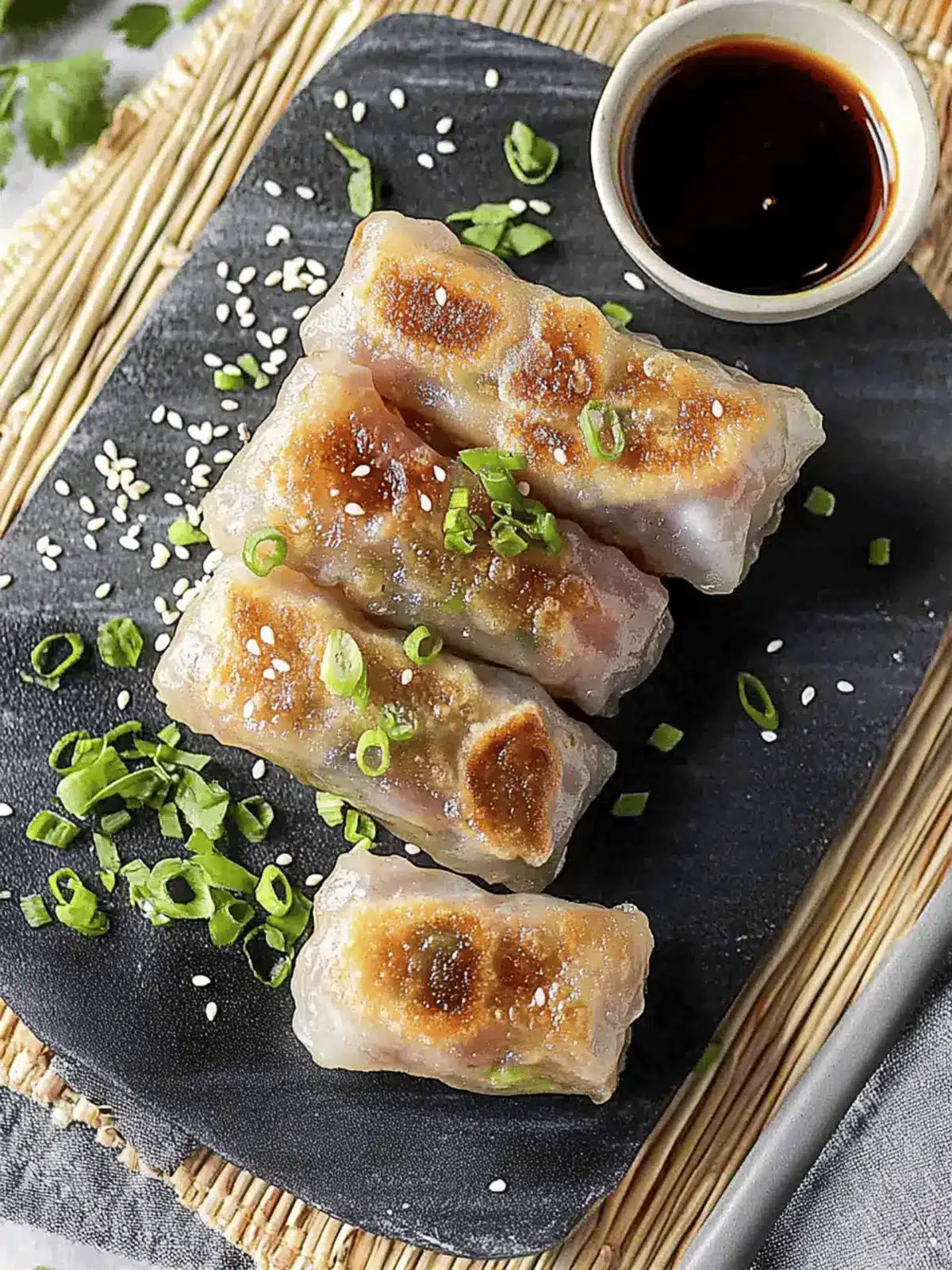 Crispy Rice Paper Dumplings