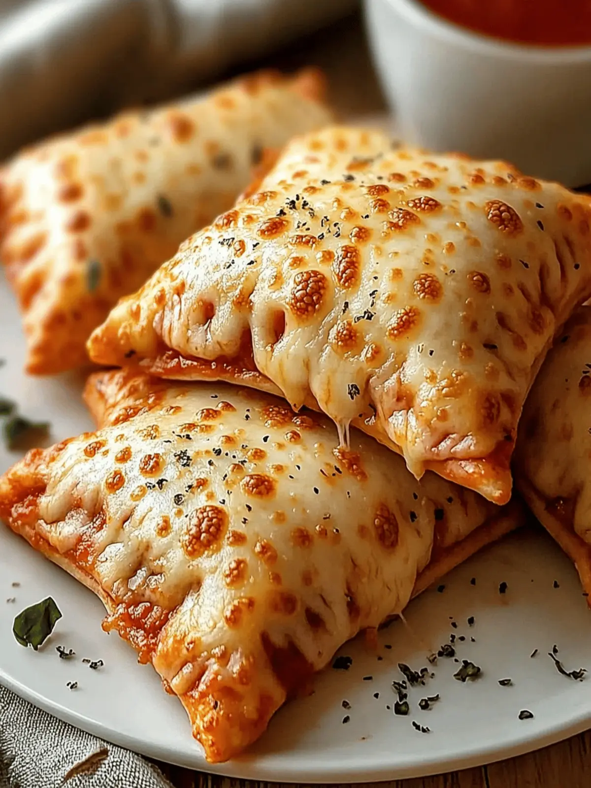 Homemade Cheesy Pizza Pockets: Easy, Customizable Snacks 2 Homemade Cheesy Pizza Pockets