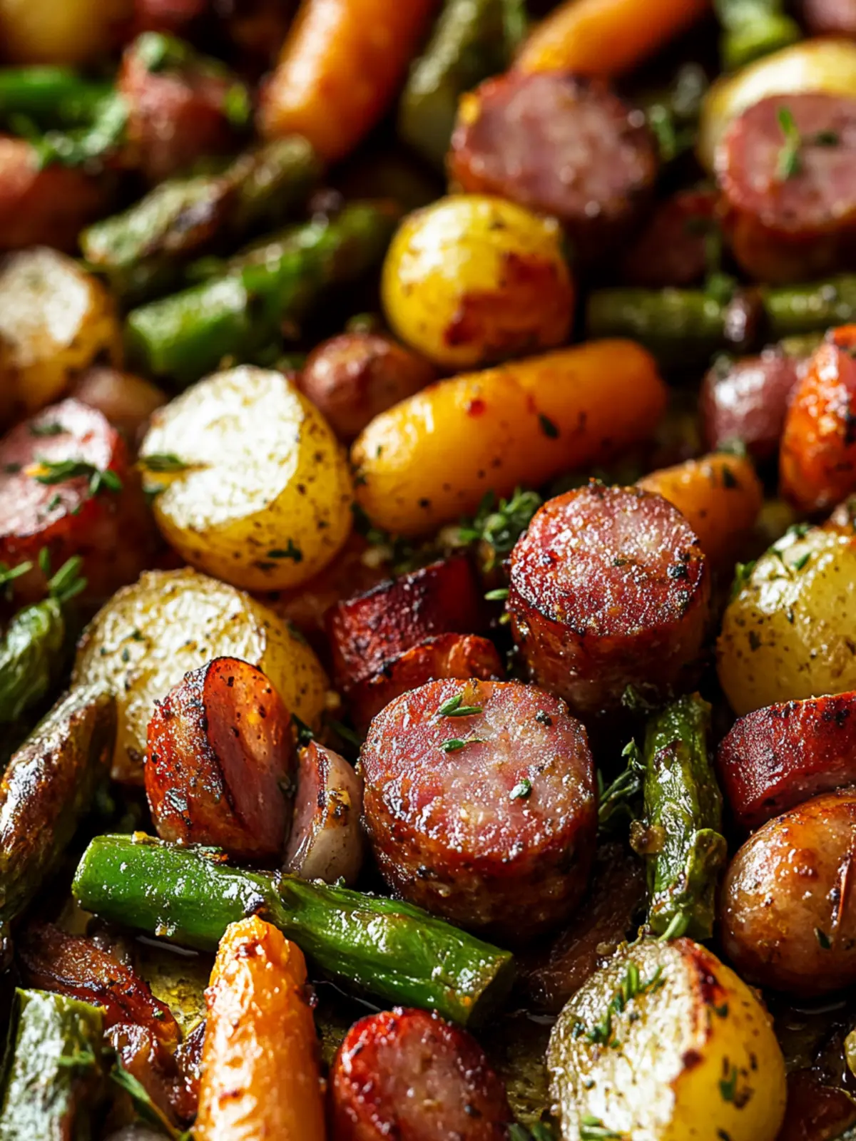 Kielbasa Sheet Pan Dinner