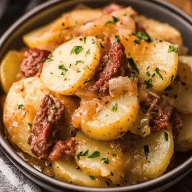 Slow Cooker Corned Beef and Potato Casserole Bliss Awaiting You 9 Slow Cooker Corned Beef and Potato Casserole