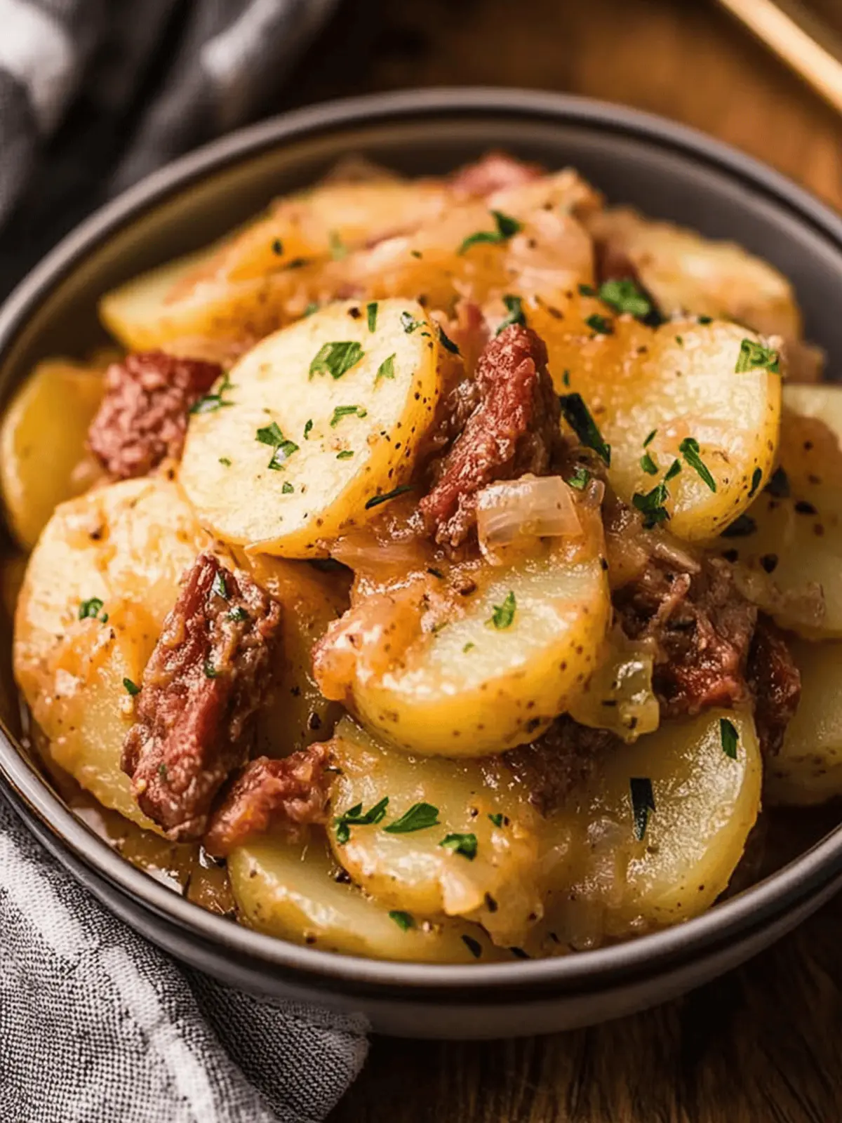 Slow Cooker Corned Beef and Potato Casserole Bliss Awaiting You 5 Slow Cooker Corned Beef and Potato Casserole