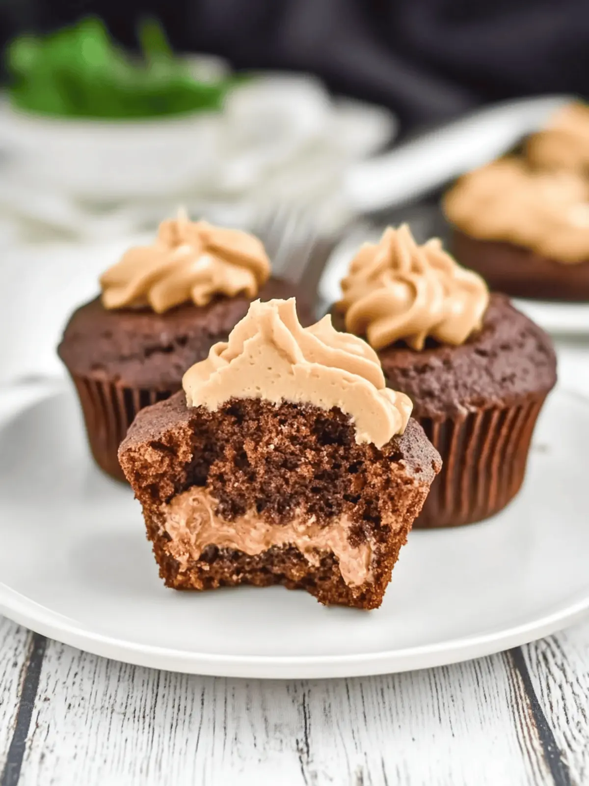 Keto Reese’s Peanut Butter & Chocolate Cupcakes Recipe Delight 2 Reese’s Peanut Butter & Chocolate Cupcakes Recipe