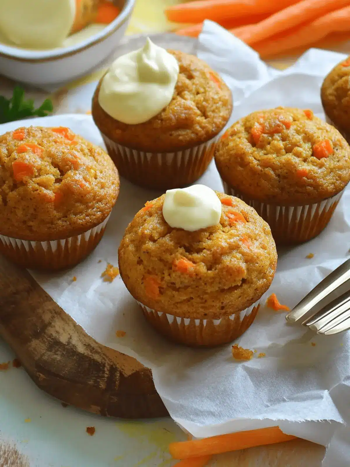 Carrot Cake Muffins