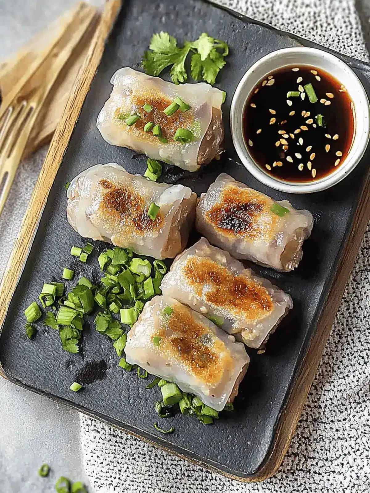 Crispy Rice Paper Dumplings