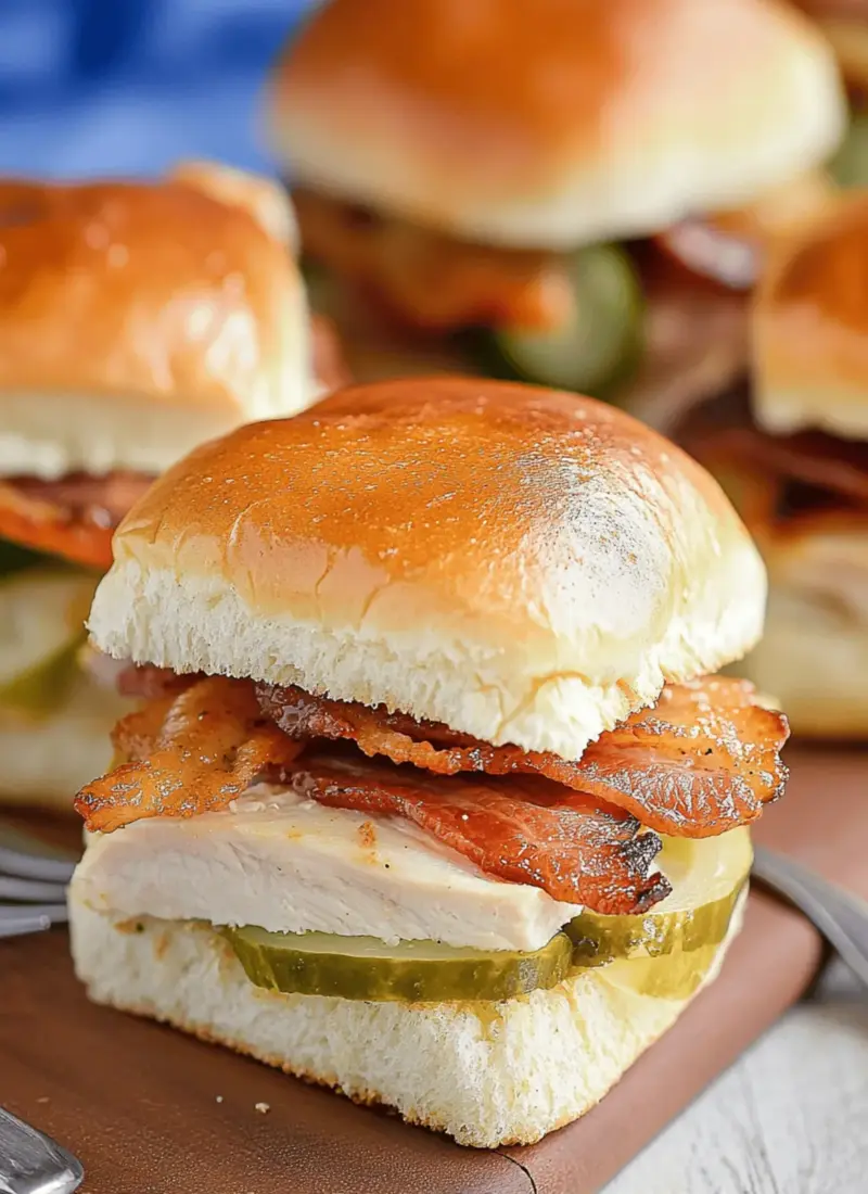 Turkey Bacon Ranch Sliders