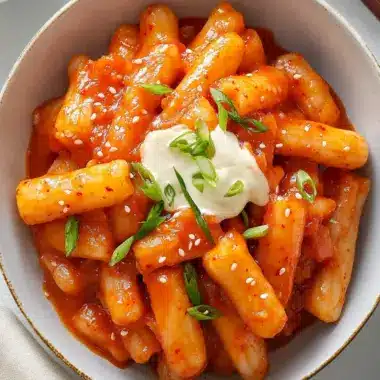 Easy Tteokbokki (Spicy Korean Rice Cakes)