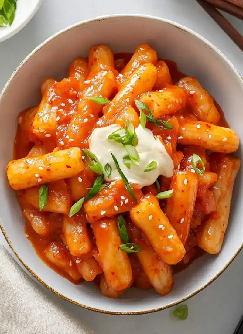 Easy Tteokbokki (Spicy Korean Rice Cakes)