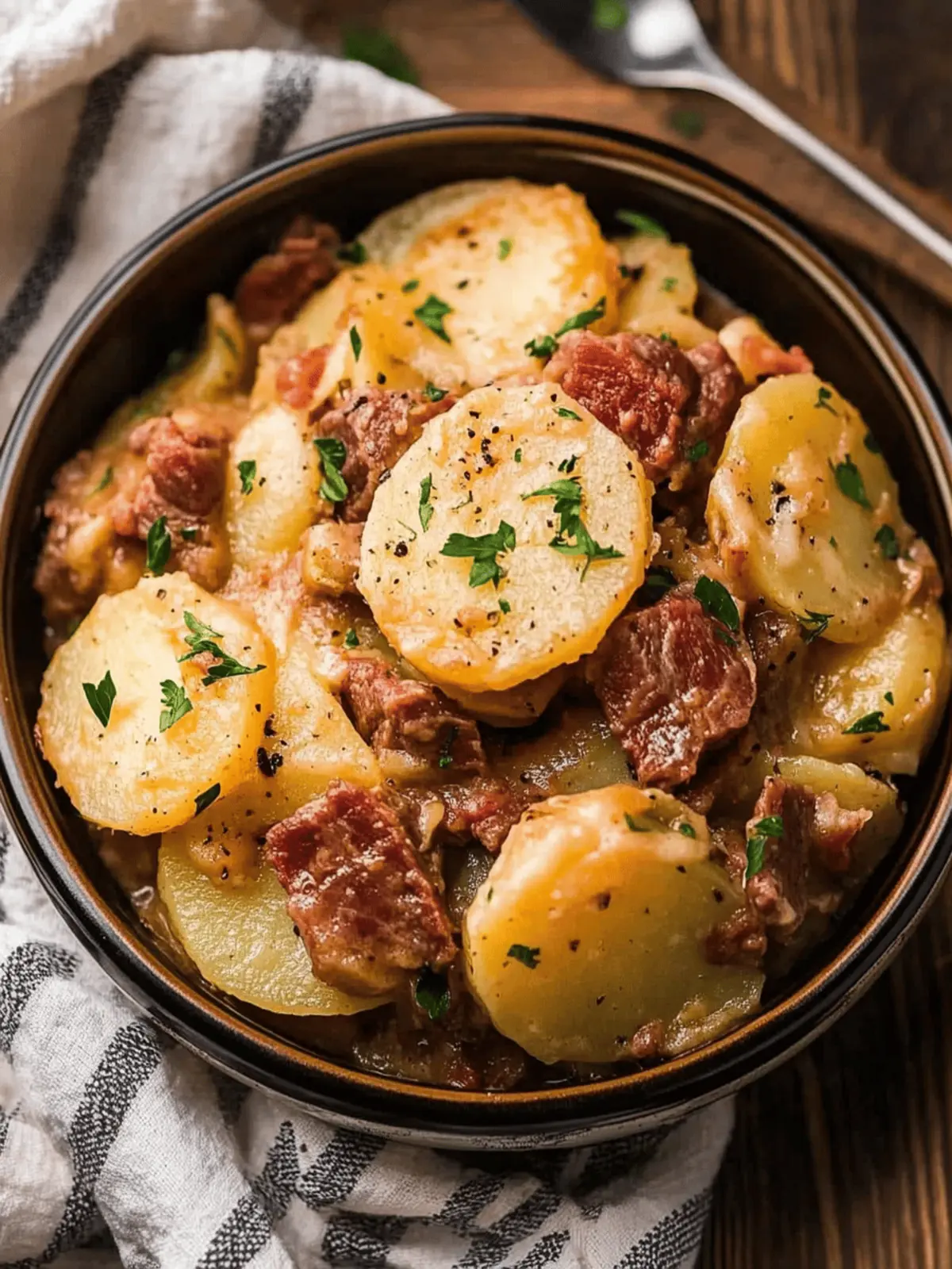 Slow Cooker Corned Beef and Potato Casserole Bliss Awaiting You 3 Slow Cooker Corned Beef and Potato Casserole