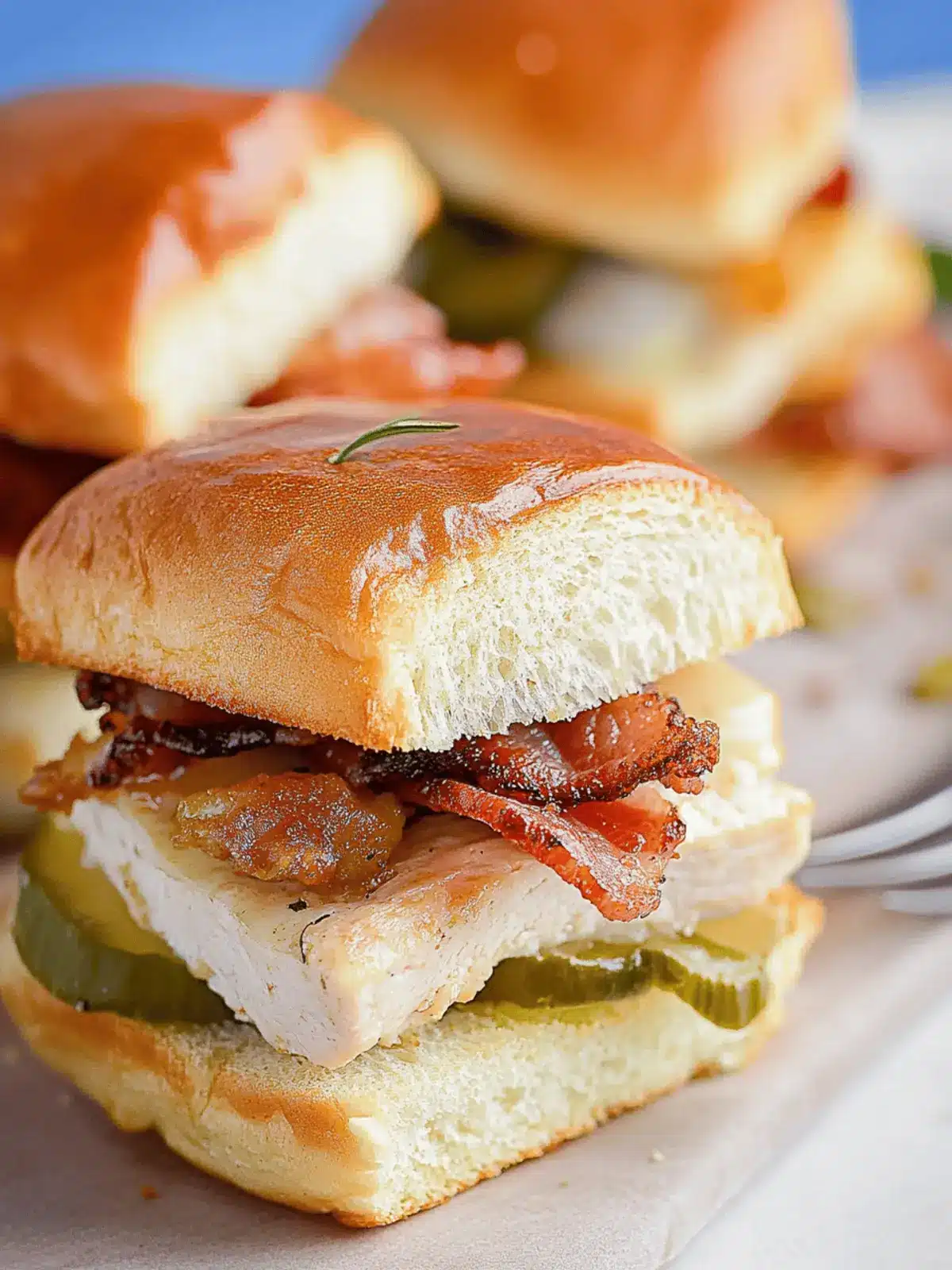 Irresistible Turkey Bacon Ranch Sliders for Ultimate Snacking 2 Turkey Bacon Ranch Sliders