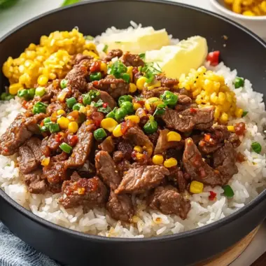 Beef Pepper Rice (Better than Pepper Lunch)