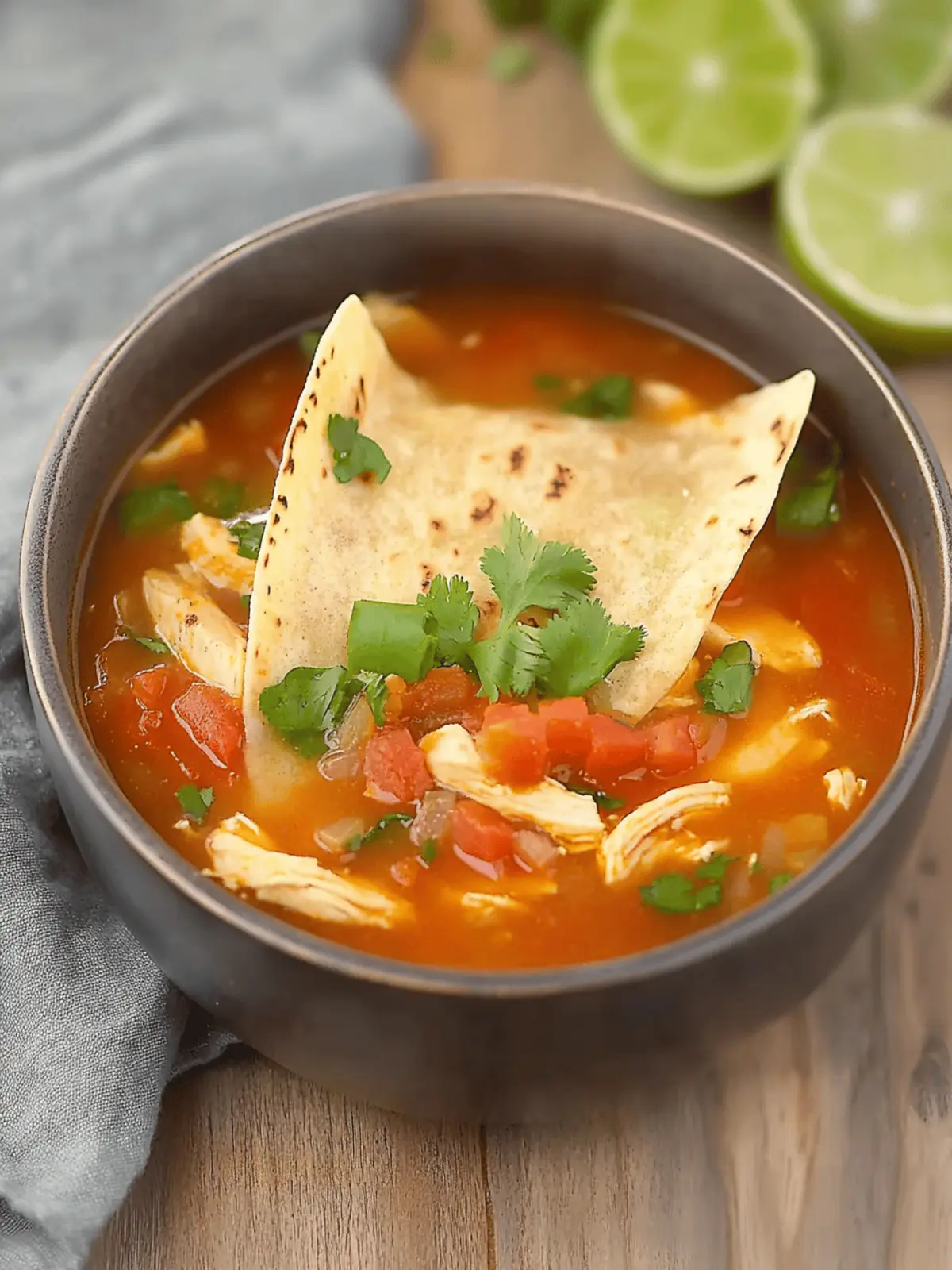 Flavorful Crunchy Tortilla & Chicken Soup for Cozy Nights 5 Crunchy Tortilla & Chicken Soup