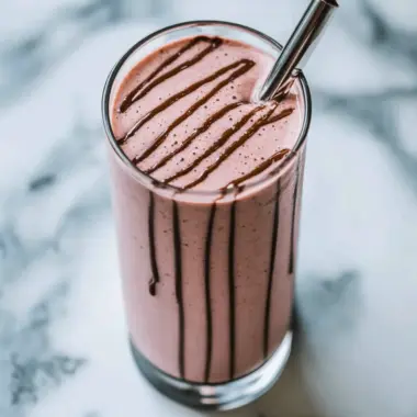 Indulge in a Guilt-Free Chocolate Covered Strawberry Protein Shake 9 Chocolate Covered Strawberry Protein Shake