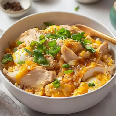 15-Minute Oyakodon (Japanese Chicken and Egg Rice Bowl)