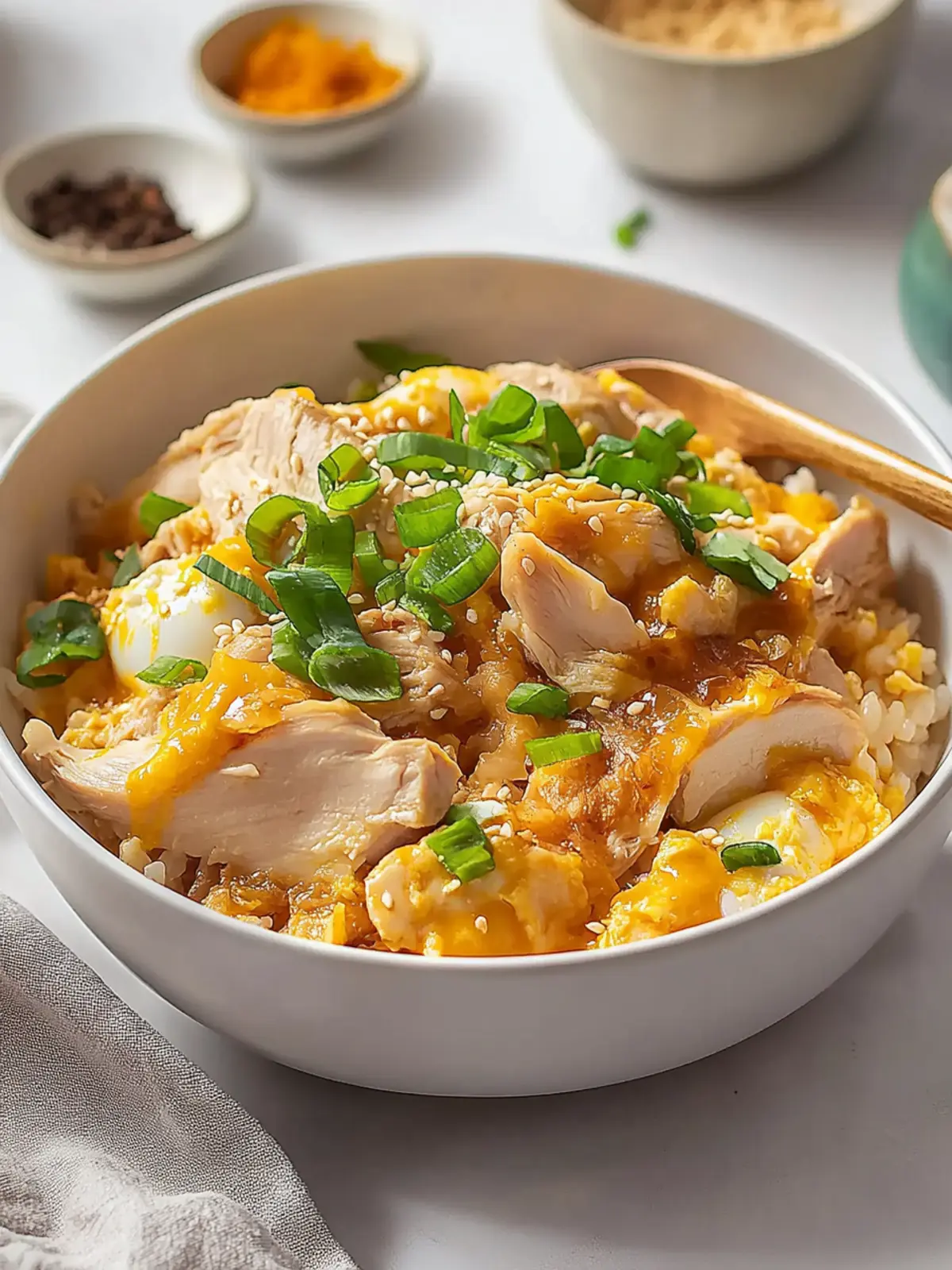 15-Minute Oyakodon (Japanese Chicken and Egg Rice Bowl)
