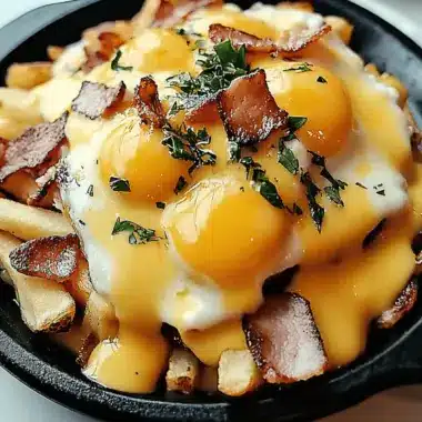 Indulge in Breakfast Poutine with Hollandaise Sauce Bliss 9 Indulge in Breakfast Poutine with Hollandaise Sauce Delight