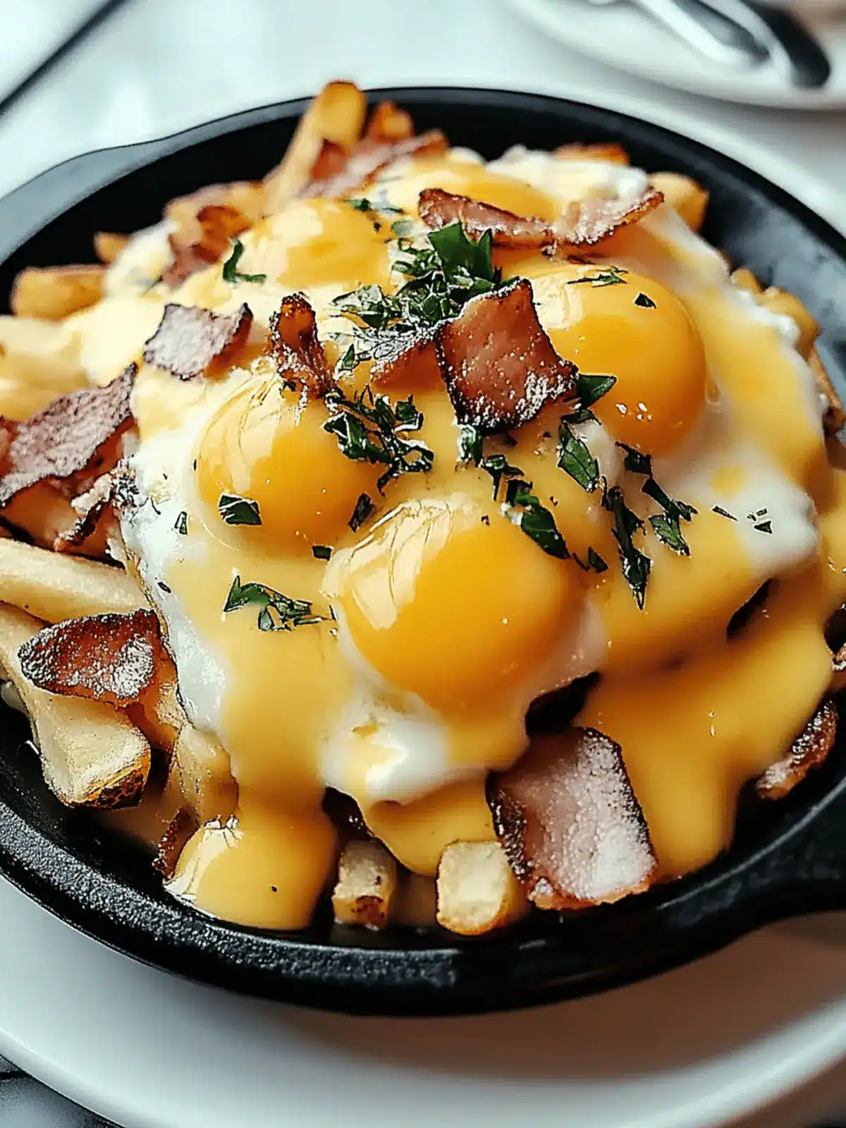 Indulge in Breakfast Poutine with Hollandaise Sauce Bliss 5 Indulge in Breakfast Poutine with Hollandaise Sauce Delight