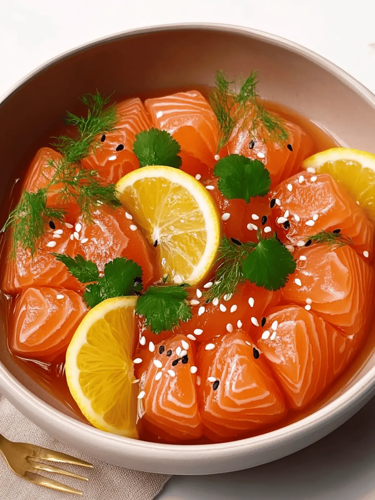 Savory Salmon Crudo with Citrus Soy Dressing in Minutes