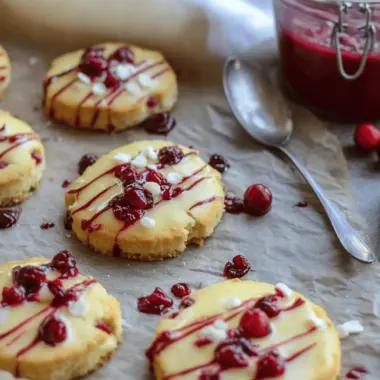 Cranberry & White Chocolate Shortbread