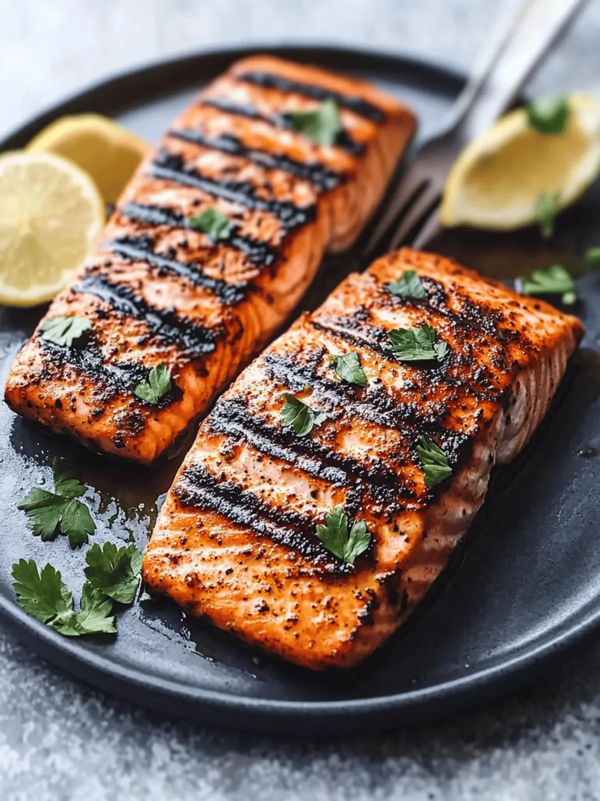 Irresistible Cajun Grilled Salmon with Honey Butter Bliss