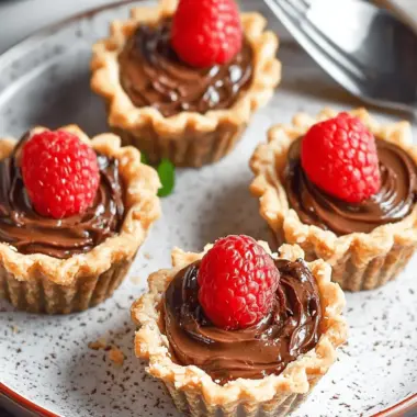 Decadent Nutella Tartlets: The Ultimate Party Pleaser 10 Nutella Tartlets