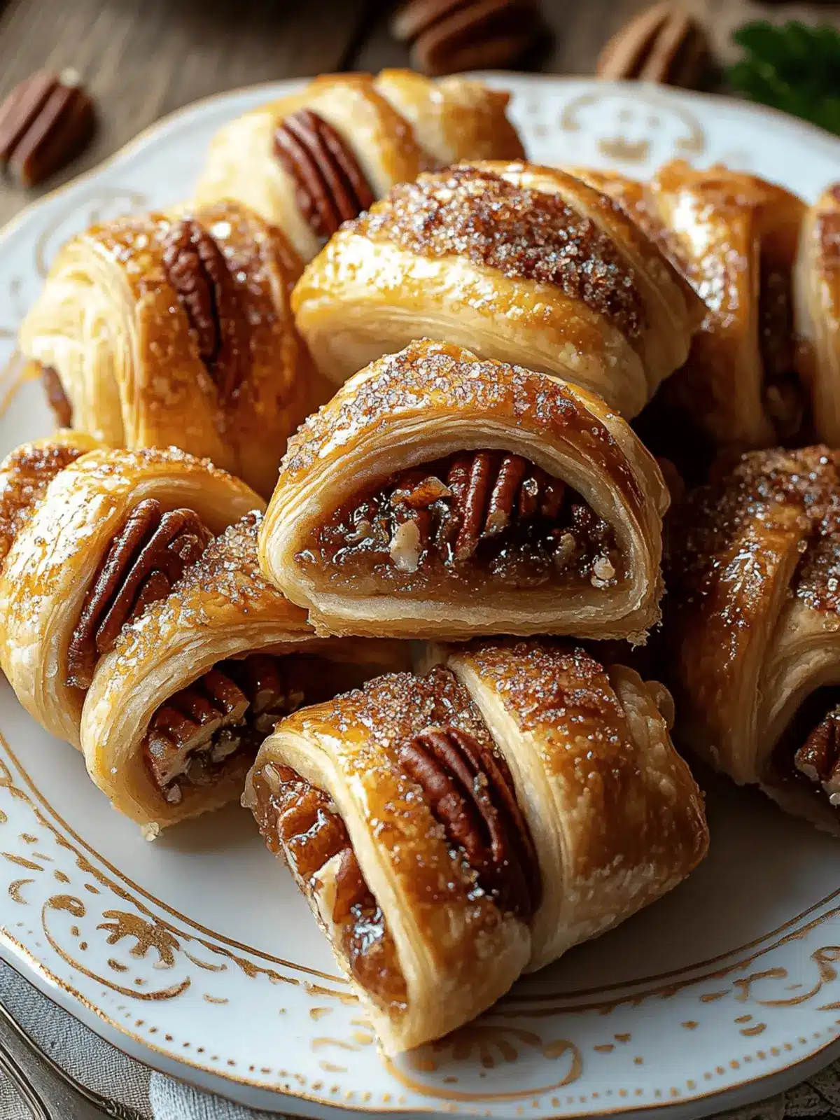 Pecan Pie Crescent Rolls