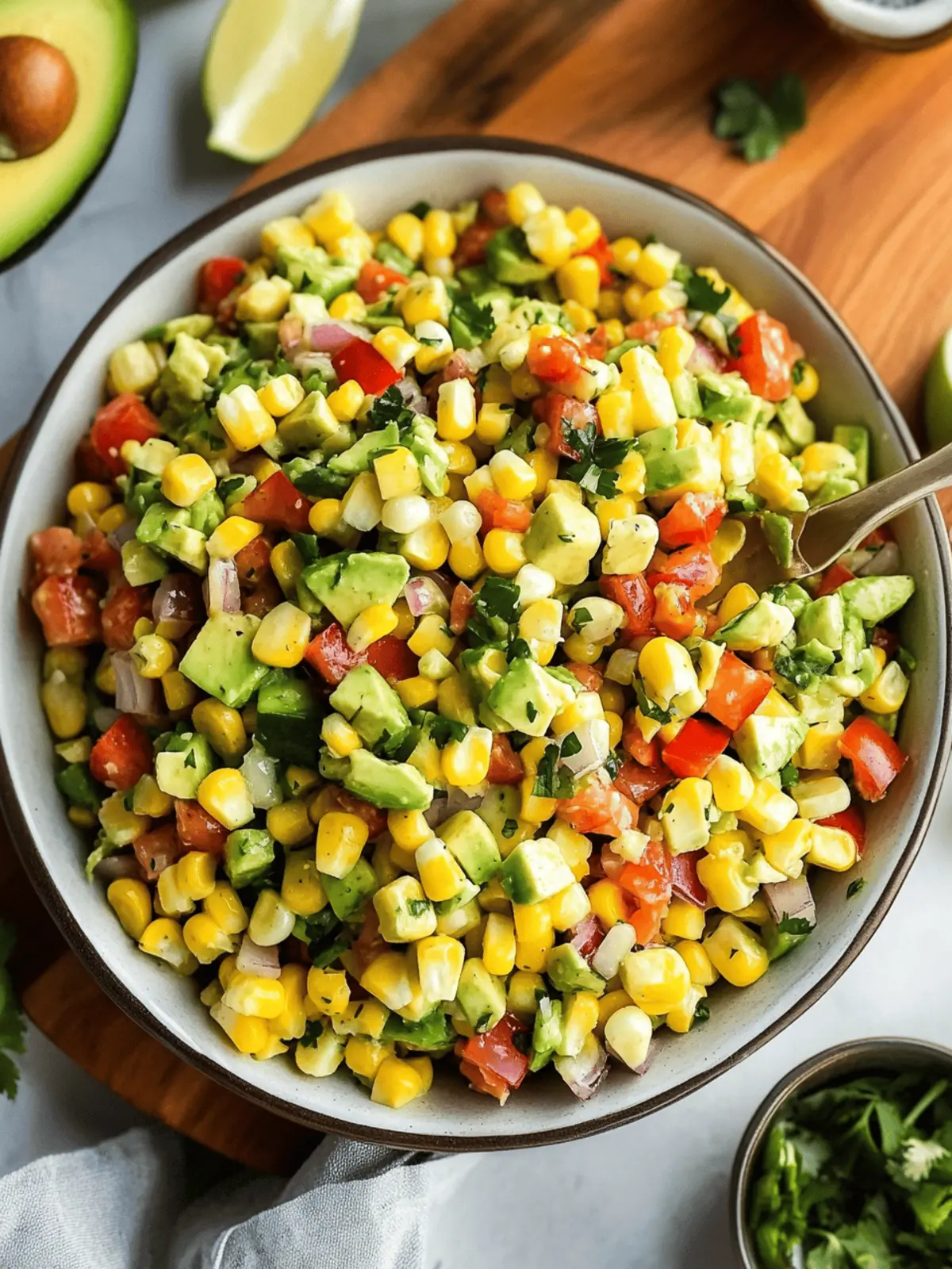 Avocado Corn Salad