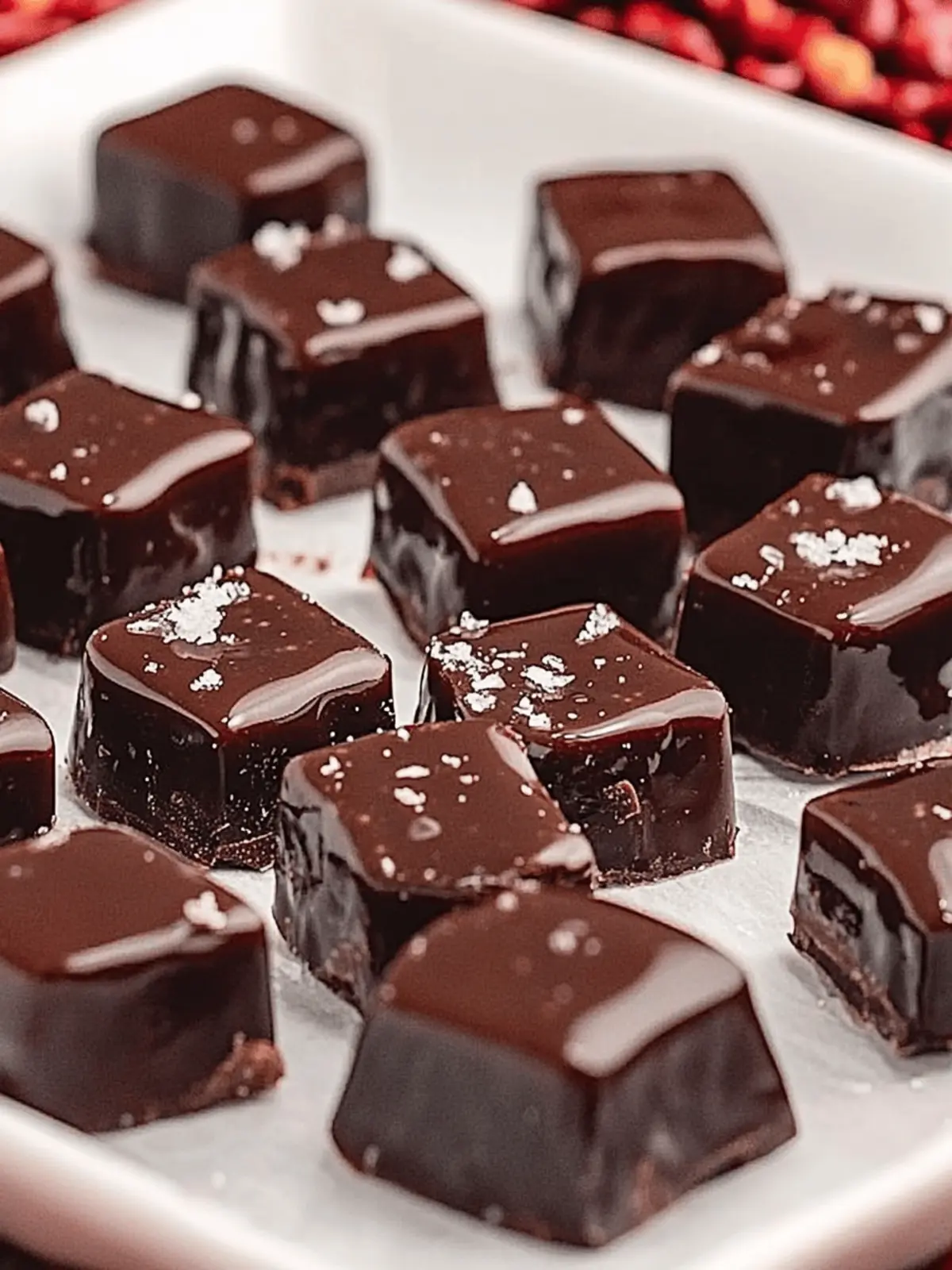 Soft & Chewy Chocolate Espresso Caramels (heavy cream recipe)