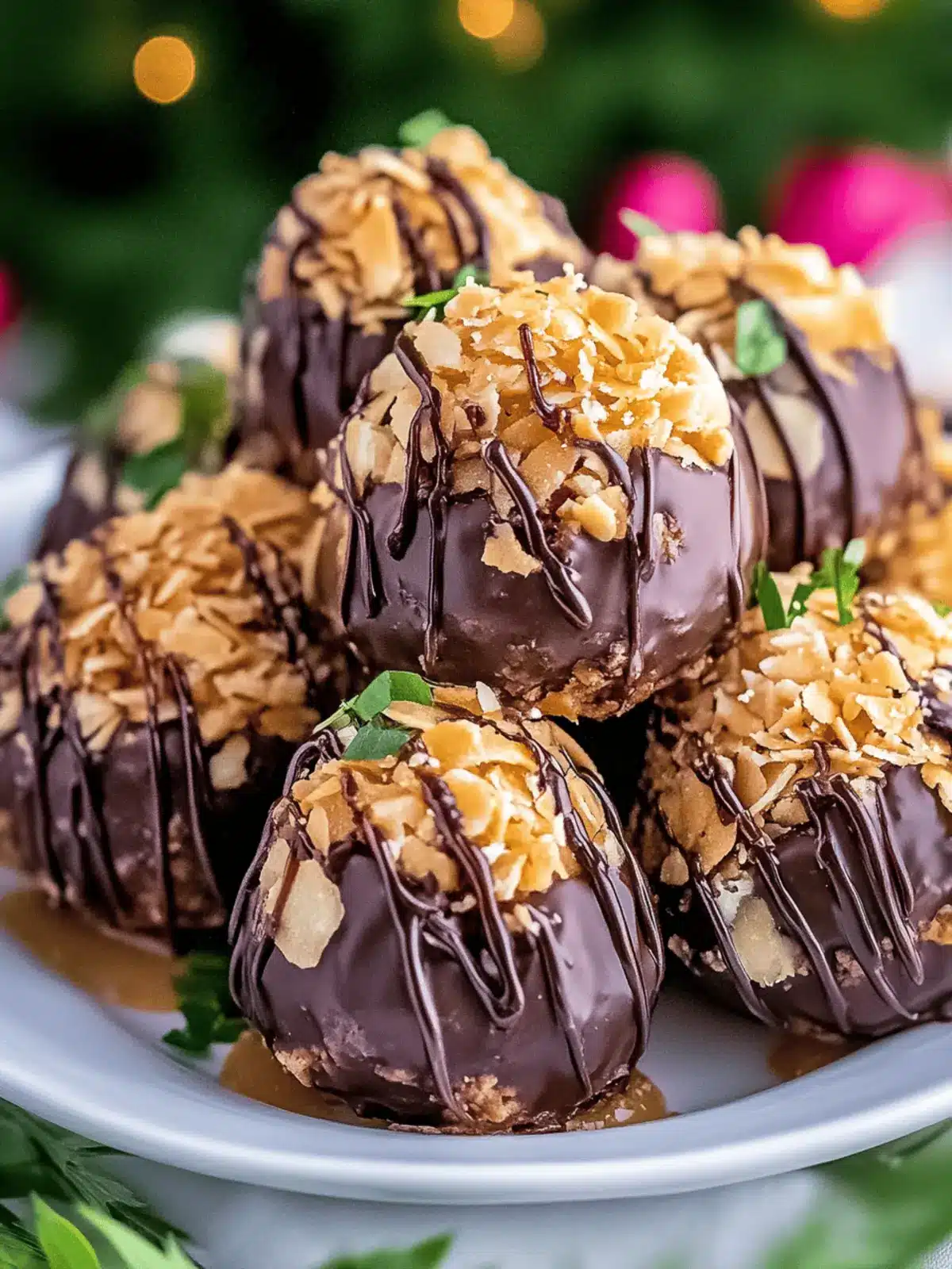 Samoa Truffles: Irresistible No-Bake Treats You’ll Love 3 Samoa Truffles