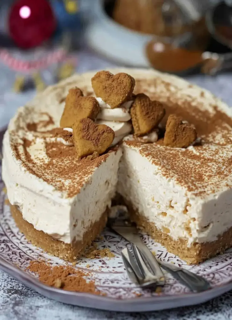 Gluten Free Biscoff Cheesecake