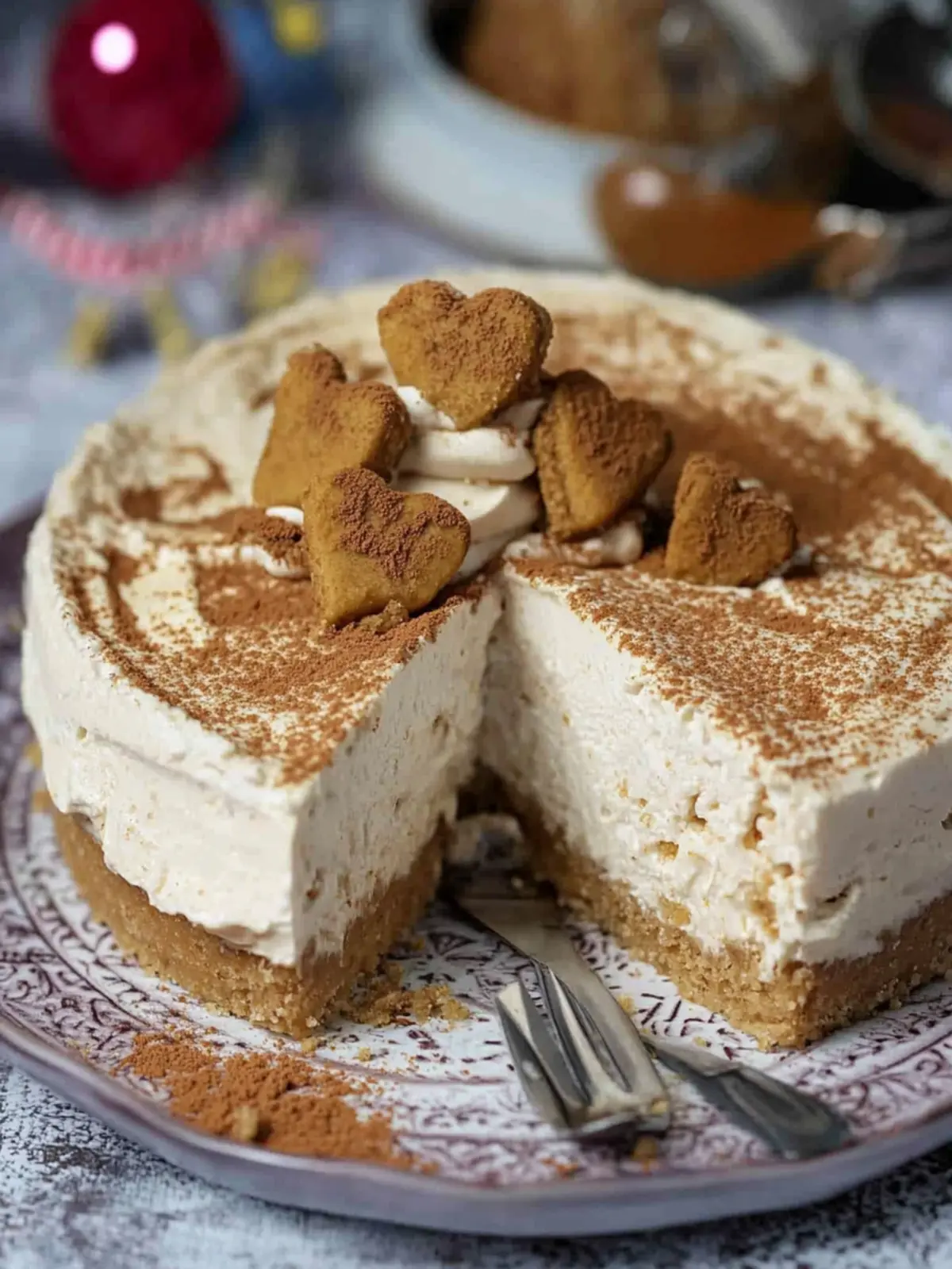 Gluten Free Biscoff Cheesecake