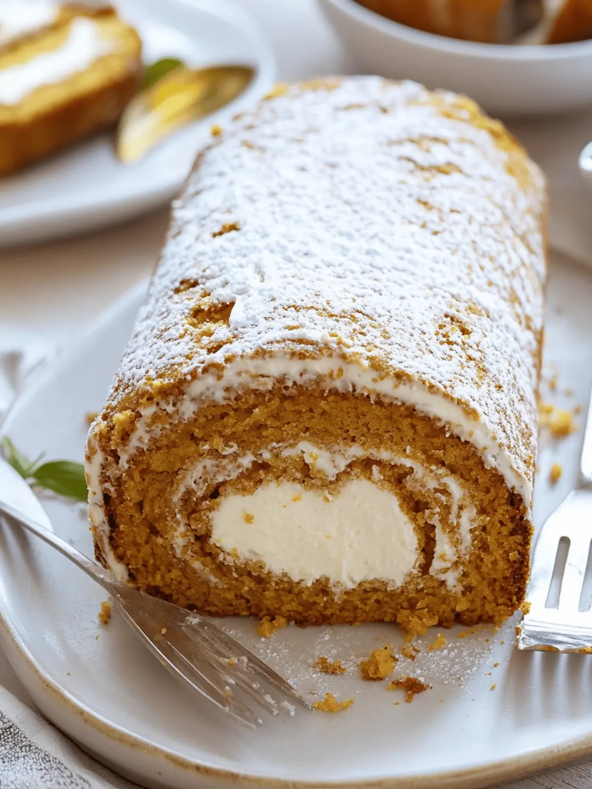 Melt-in-Your-Mouth Pumpkin Spice Roll Cake Perfect for Fall 4 Pumpkin Spice Roll Cake
