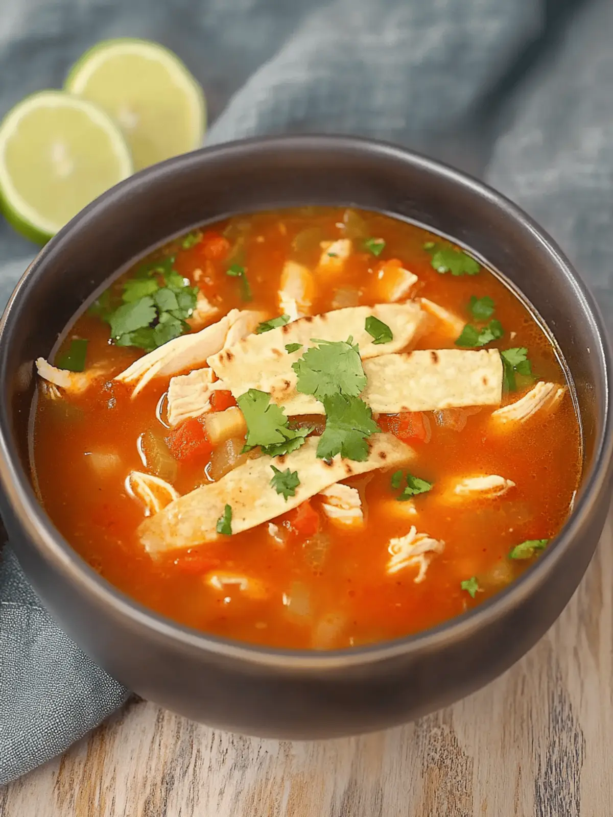 Flavorful Crunchy Tortilla & Chicken Soup for Cozy Nights 4 Crunchy Tortilla & Chicken Soup