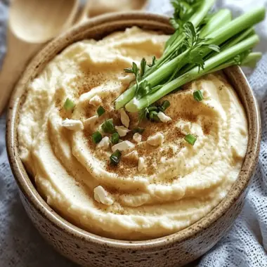 Creamy Whipped Parsnips with Mascarpone Cheese Delight