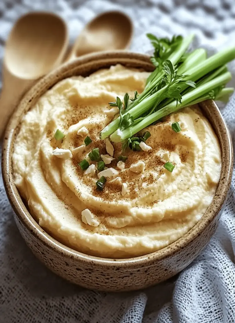 Creamy Whipped Parsnips with Mascarpone Cheese Delight