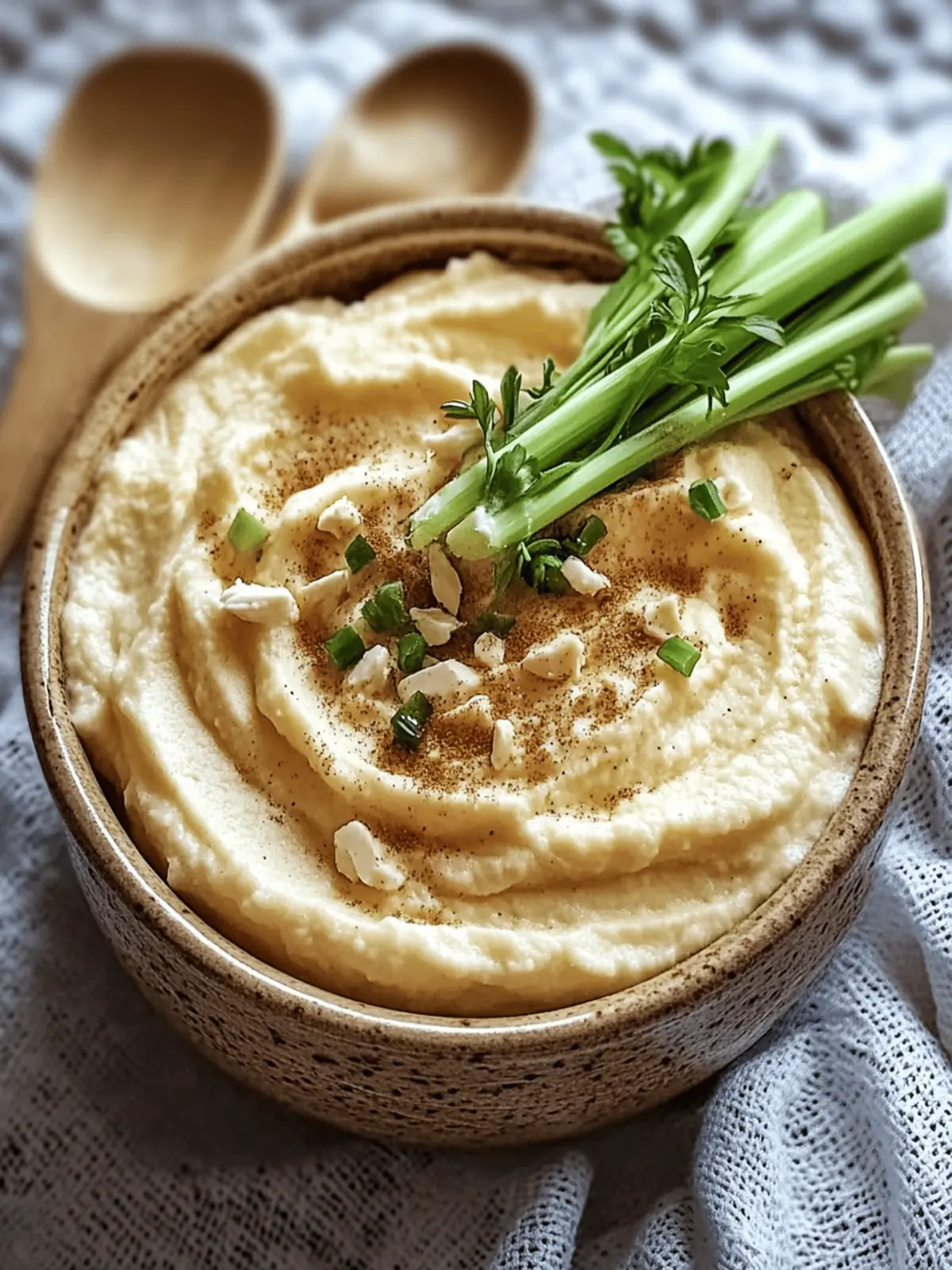 Creamy Whipped Parsnips with Mascarpone Cheese Delight