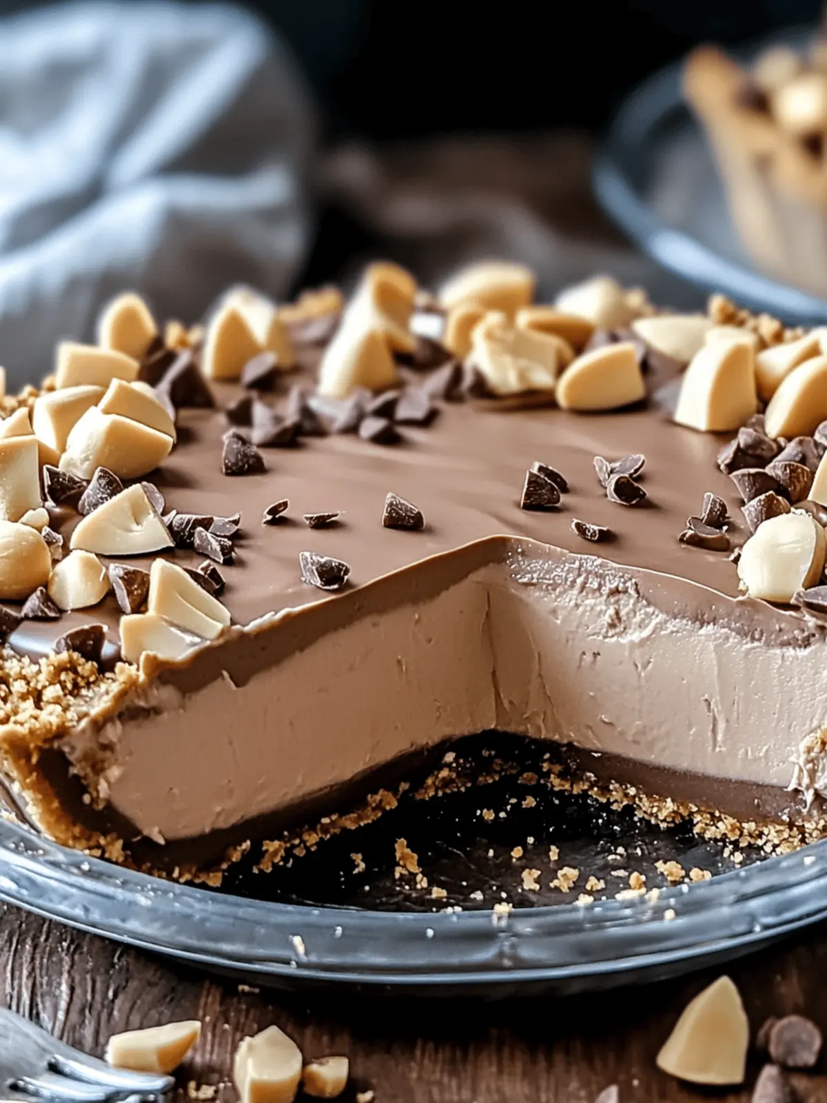 No-Bake Cream Cheese Peanut Butter Pie