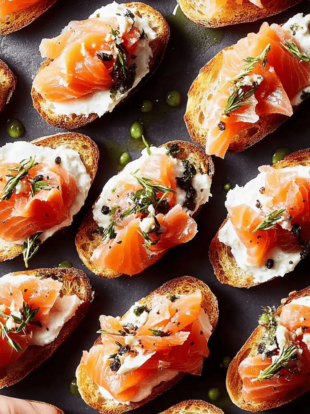 Smoked Salmon Crostini