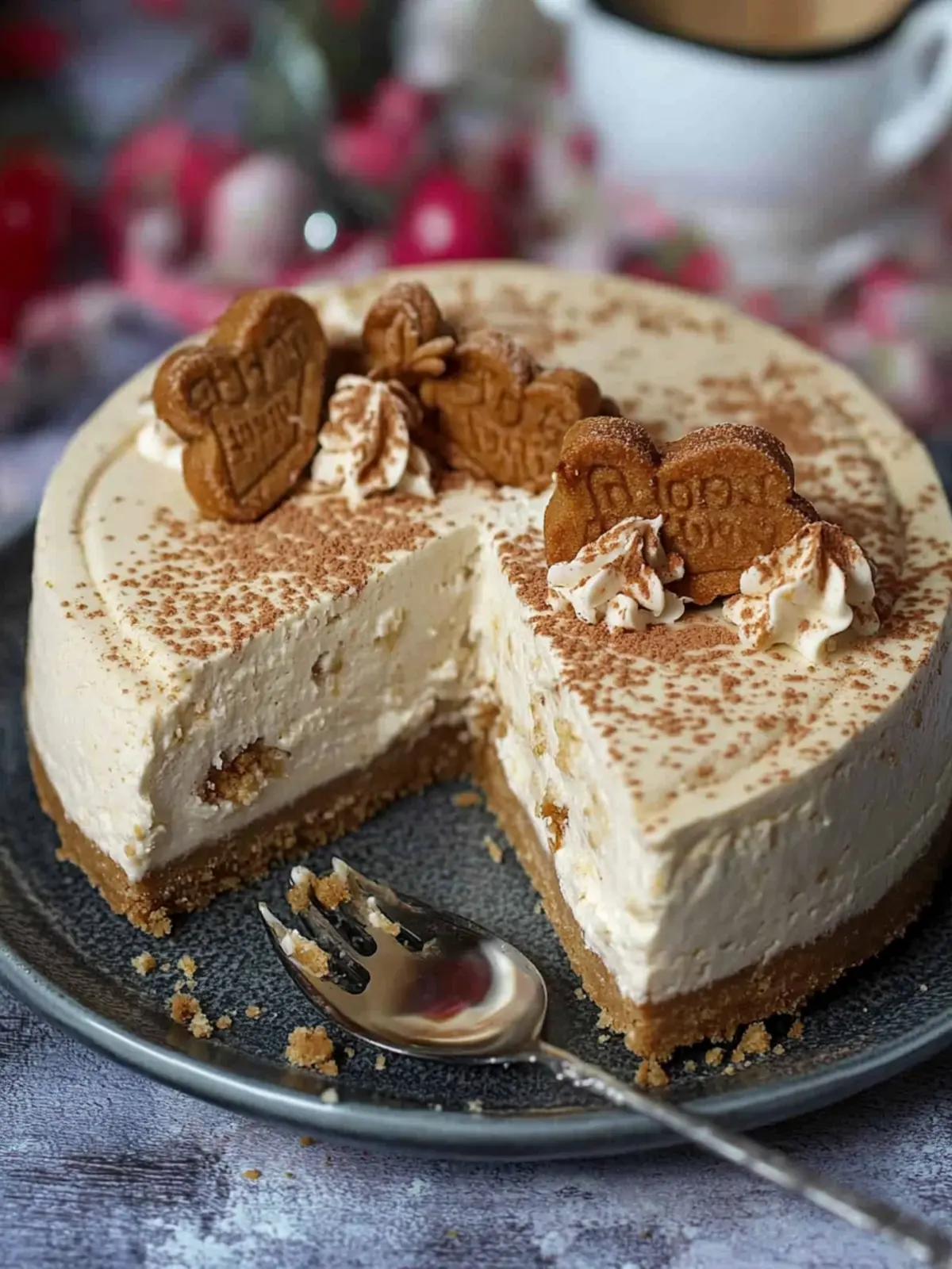Gluten Free Biscoff Cheesecake