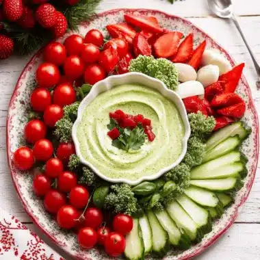 Christmas Crudités: Creamy Herb Dip Everyone Will Love 10 Christmas Crudités