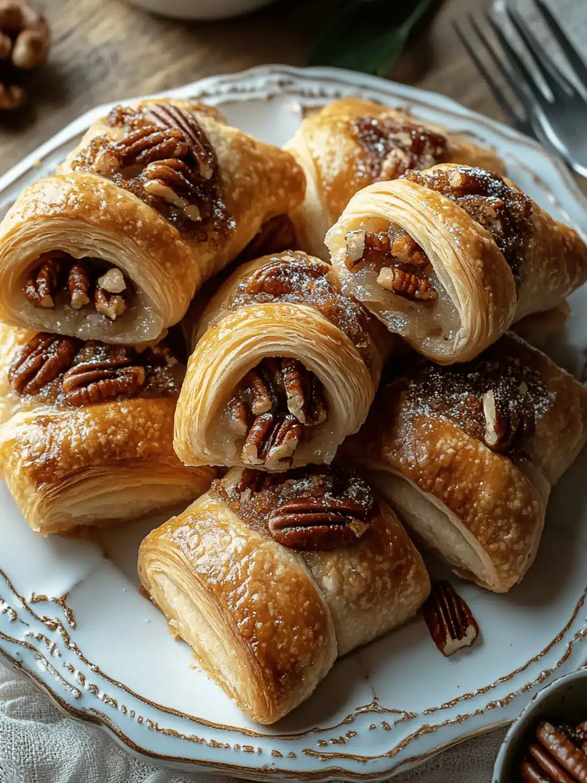 Pecan Pie Crescent Rolls
