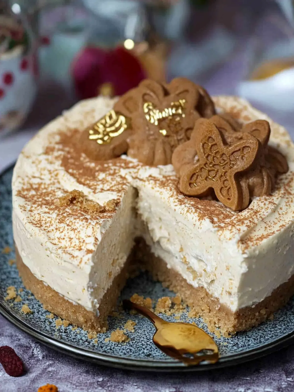 Gluten Free Biscoff Cheesecake