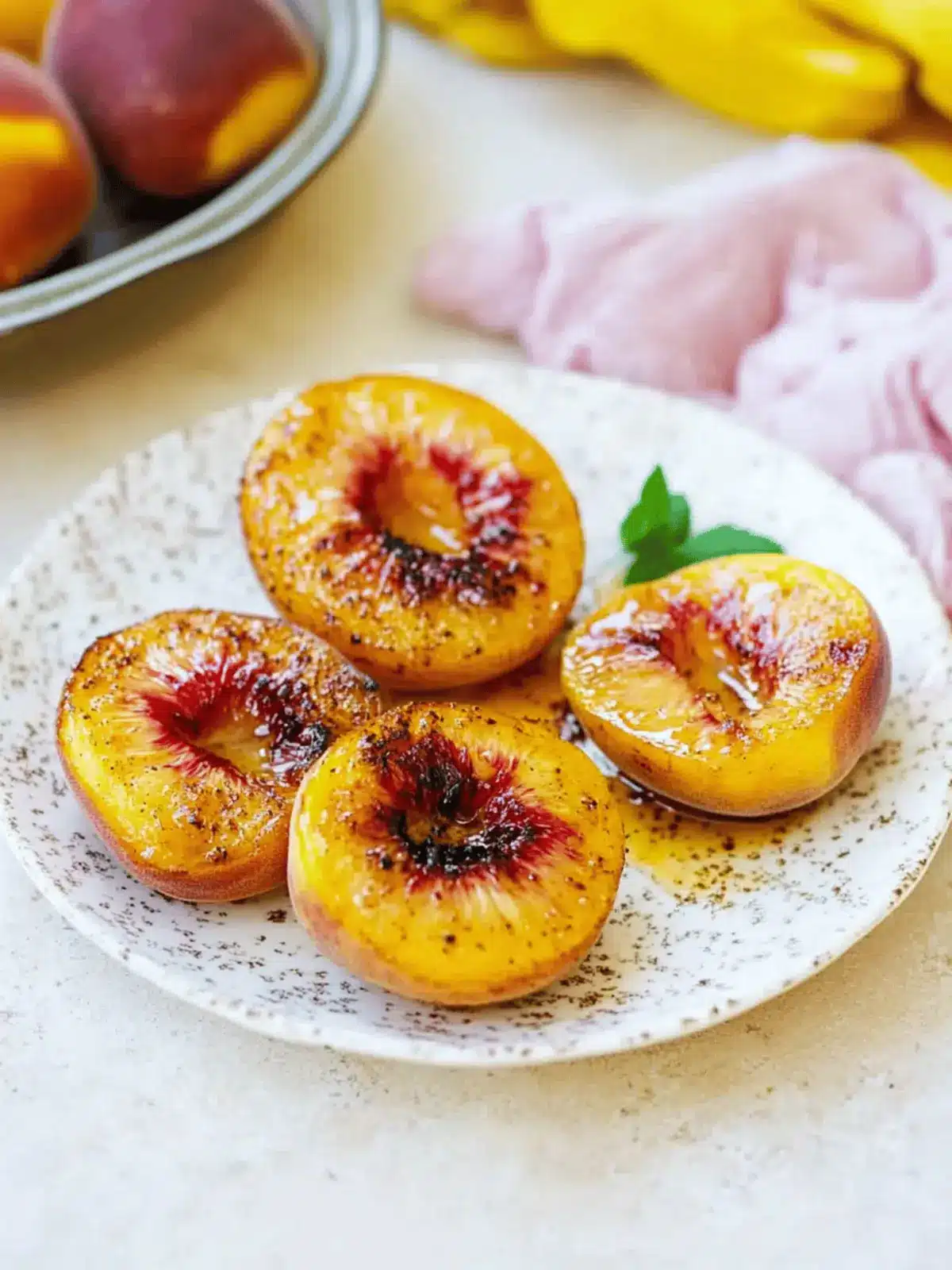 Easy Air Fryer Peaches