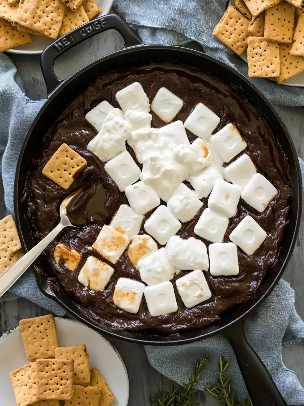 The Best S’mores Skillet Dip