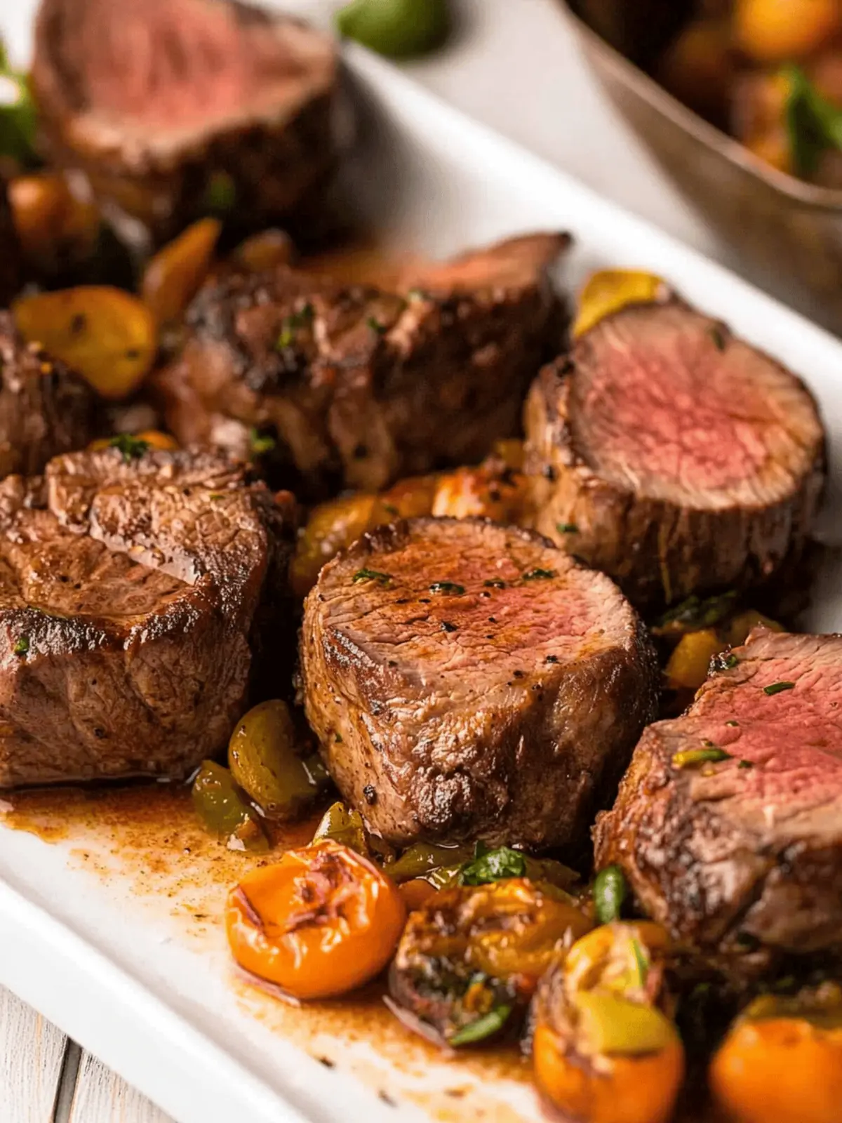 Pan Roasted Beef Tenderloin Medallions for an Elegant Dinner 2 Pan Roasted Beef Tenderloin Medallions
