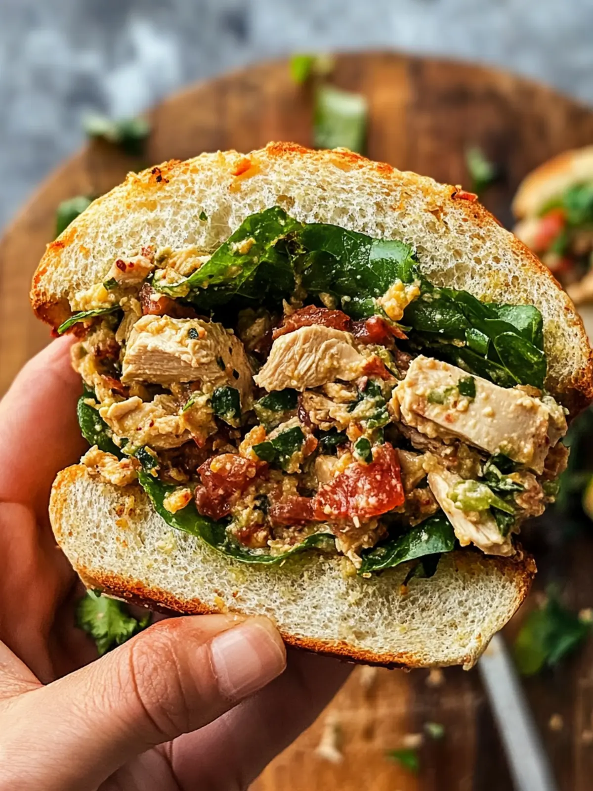Marry Me Chicken Chopped Salad Sandwich That'll Wow Everyone 4 Marry Me Chicken Chopped Salad Sandwich
