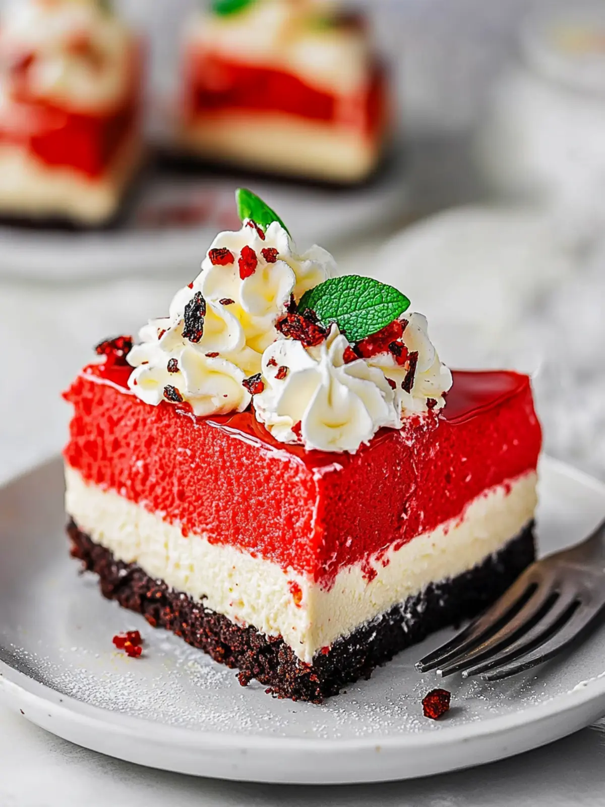 Indulge in No-Bake Red Velvet Cheesecake Bliss Today 3 No-Bake Red Velvet Cheesecake