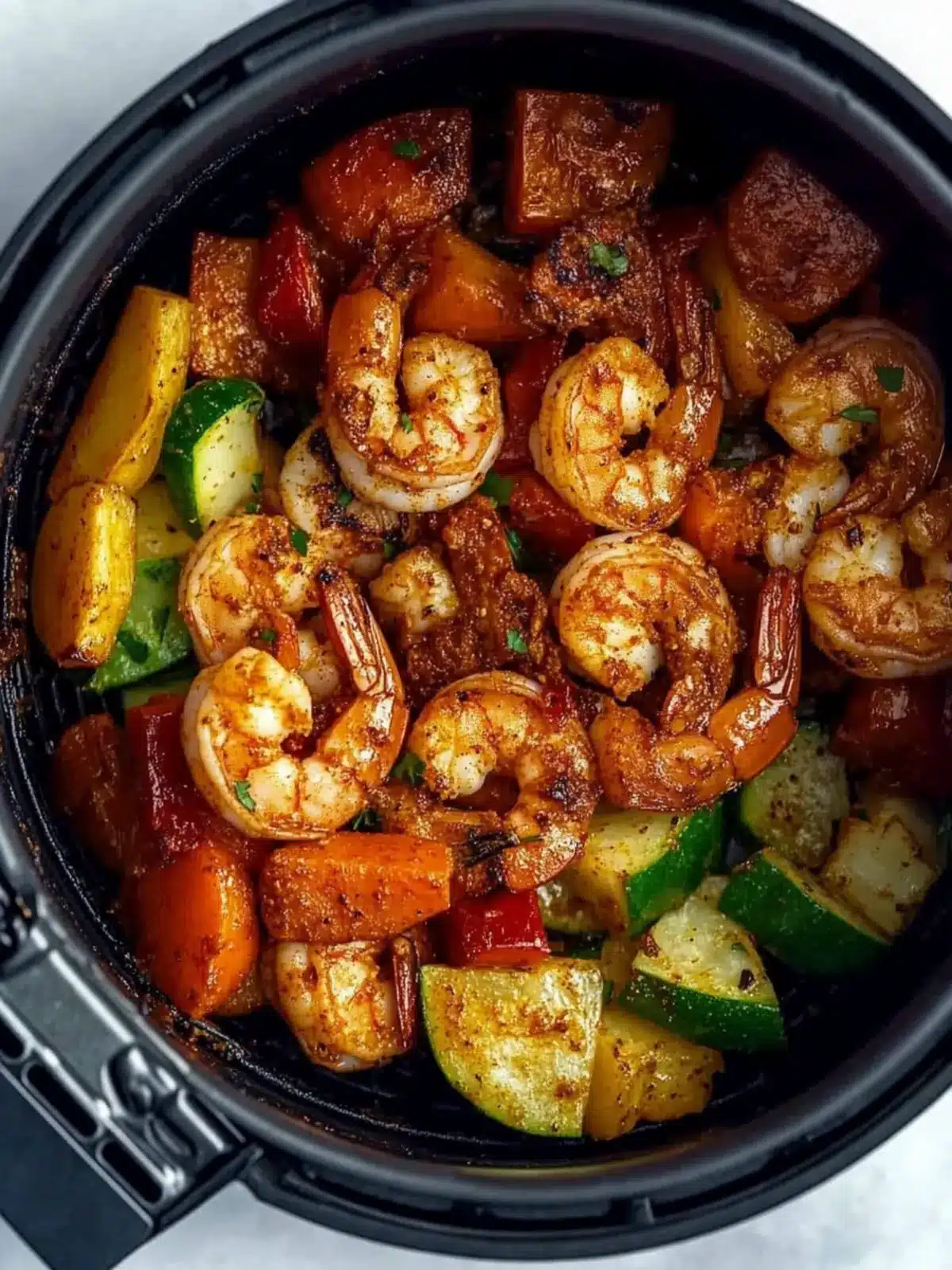 Air Fryer Cajun Shrimp and Vegetables: Bold Flavor in Minutes 3 Air Fryer Cajun Shrimp and Vegetables