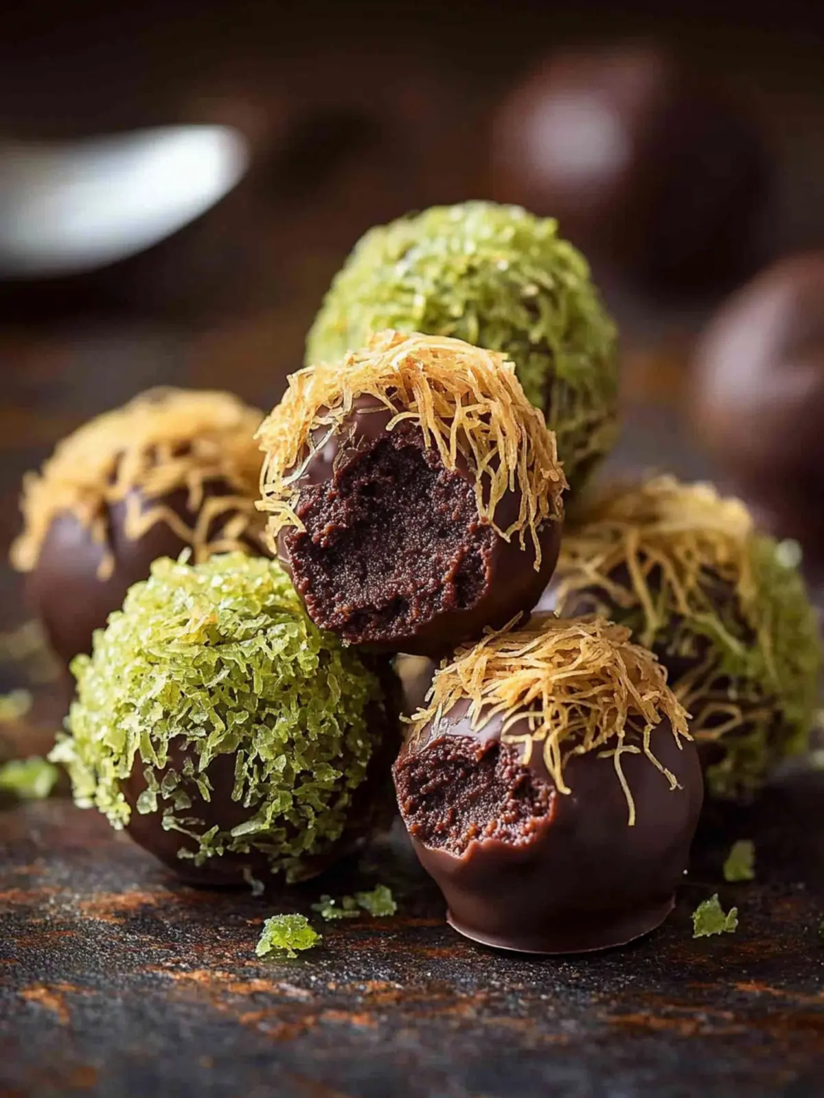 Dubai Chocolate Balls: Decadent Treats to Elevate Your Desserts 5 Dubai Chocolate Balls