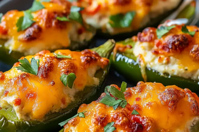 Spicy Stuffed Jalapeño Poppers Recipe